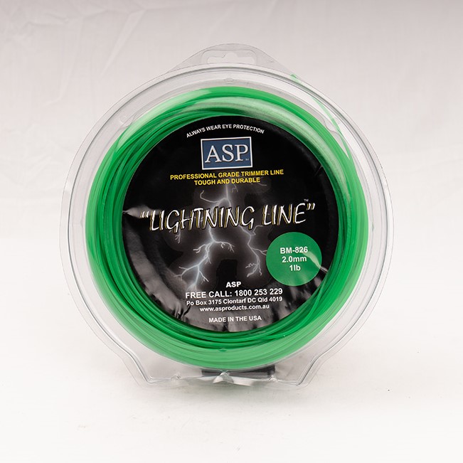 TRIMMER LINE 2.00mm ROUND - 0.45KG DONUT PACK (1lb) 0.50KG