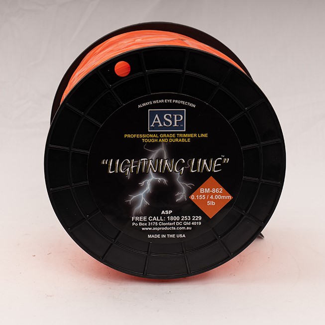 TRIMMER LINE 4.0mm DIAMOND - 2.25KG SPOOL (5LB SQ 4.0 MM) 2.78KG
