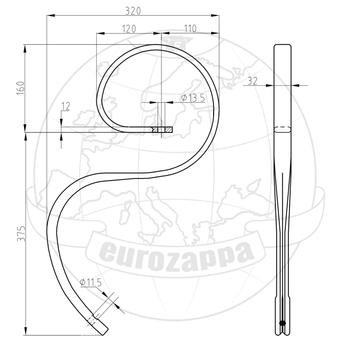 S-TINE 32 x 12mm 3.08KG - Image 3